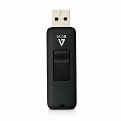 Carte Mémoire Micro SD avec Adaptateur V7 Noir 16 GB 