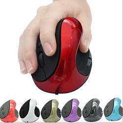 Universal Wireless Ergonomic Vertical Mouse Mice Optical For PC Laptop,purple