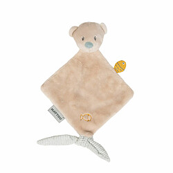 Mini doudou plat Jules l'ours polaire - Nattou