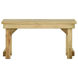 Maison Chic Banc de jardin | Banquette de jardin | Chaise Relax 90 cm Bois de pin imprégné -MN87741