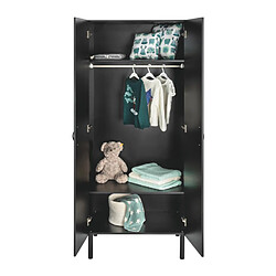 Schardt Armoire enfant 2 portes Melody Black