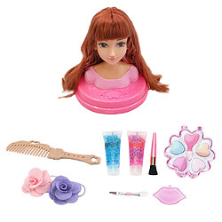 Mode Cheveux Styling Poupées Tête Play Set Enfants Childs Jouet Beauté Fille Cadeau A