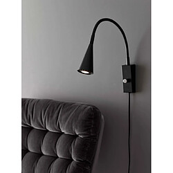 Luminaire Center Applique murale LEDRO en Métal et Noir mat