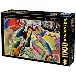 Unbekannt Puzzle 1000 pièces - Kandinsky Vassily: Peinture avec Pois Rouges 