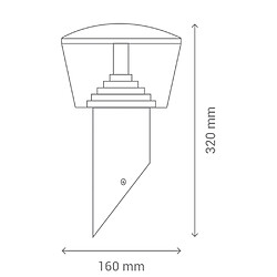 SULION Applique murale exterieur LED