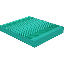 Materassi&Doghe Matelas 140x190 "H2"en mousse à 7 zones différenciées 20 cm Poids maximum 100 kg par carré