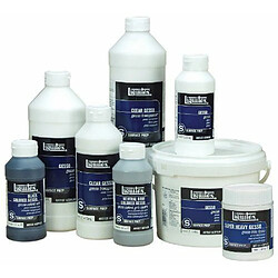 Liquitex Professional Gesso Flacon d'Additif Préparateur de surface 237 ml Blanc