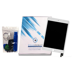 Ecran complet pour iPad Mini 4 blanc vitre tactile + ecran LCD + outils - Visiodirect -