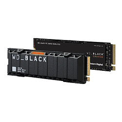 Western Digital WD Black SSD SN850 2To NVMe M.2 Heatsink WD Black 2To SN850 NVMe SSD Supremely Fast PCIe Gen4 x4 M.2 with heatsink internal single-packed