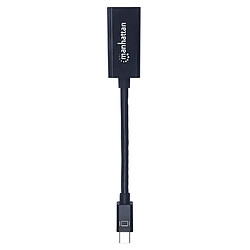 Arte Video Manhattan 151528 adaptateur et connecteur de câbles Mini DisplayPort HDMI Noir (Manhattan Adapter cable Mini DisplayPort to HDMI M/F 1080p Full HD 15cm black) pas cher