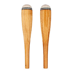 2pcs Accessoire De Remplacement D'arbre En Bois D'érable Chinois Erhu Pour Instrument Erhu