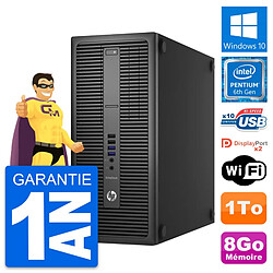 PC Tour HP EliteDesk 800 G2 Intel G4400 RAM 8Go Disque Dur 1To Windows 10 Wifi · Occasion 