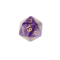 7X Polyhedral Dice 16mm For Dungeons And Dragons DND MTG Table Games Purple