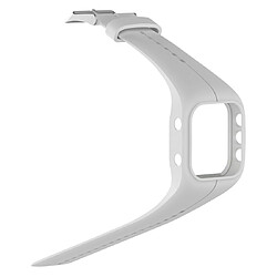 Wewoo Bracelet pour montre connectée en silicone Smart Watch POLAR A300 blanc