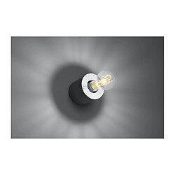 Avis Luminaire Center Applique murale Salgado Béton Gris 1 ampoule 10cm