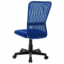 Avis Maison Chic Chaise Gaming | Chaise de bureau Ergonomique Fauteuil Bleu 44x52x100 cm Tissu en maille -GKD73095