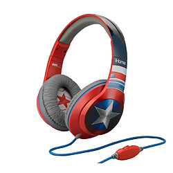 Ekids Vi-M40CA.FX Casque Audio Supra Auriculaire Filaire Rétractable Pliable Bleu