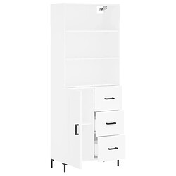 Acheter Maison Chic Buffet,Meuble de Rangement,commode pour salon,Cuisine Blanc 69,5x34x180 cm Bois d'ingénierie -MN53919