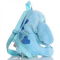 Universal Sac à dos en peluche de dessin animé, sac à jouets à broches de 22 cm(Bleu) pas cher