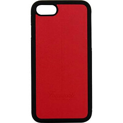 Façonnable Coque pour iPhone SE (2020)/8/7 Rigide Liseré Rouge / Noir