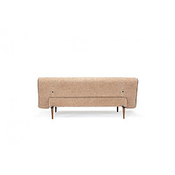 Inside 75 Canape lit UNFURL SPECIAL TEDDY Beige couchage 120 cm pas cher