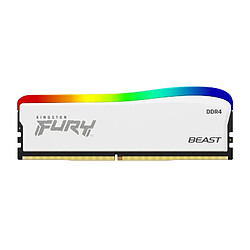 Kingston Memory DDR4 Fury Beast RGB 8GB(1* 8GB)/3200 CL16 white 