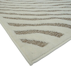 Avis Thedecofactory NEW AGE VIBES - Tapis intérieur et extérieur motif vibes en relief beige 120x170