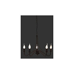 REALITY Chandelier Country Rouille 5x40W E14 