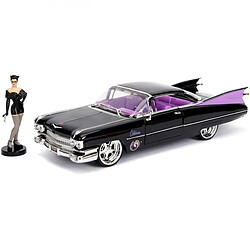 Jada Toys DC Bombshells - Réplique métal Hollywood Rides 1/24 Cadillac 1959 avec figurine Catwoman