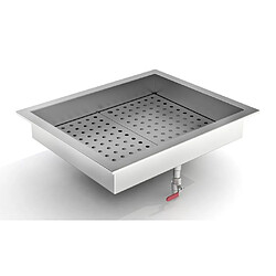 Bac à Glace Pilée Intégré 2/1GN - Combisteel