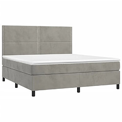 Avis Sommier à lattes,Cadre à lattes de lit pour Adulte matelas et LED Gris clair 160x200 cm -MN97992