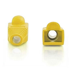 Wewoo Jaune pour RJ45, 500 pcs câble réseau couvre-bouchon