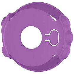 Wewoo Protection écran Étui de en silicone de montre de couleur unie pour garmin 5 / 5s / 5x violet