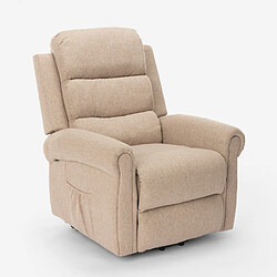 Acheter LE ROI DU RELAX Fauteuil électrique de relaxation massage et chauffage avec roues Victoria, Couleur: Beige