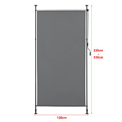 Avis Store extérieur Cimarra aux barres téléscopiques sans perçage 104 x 270 x 310 cm gris foncé [pro.tec]