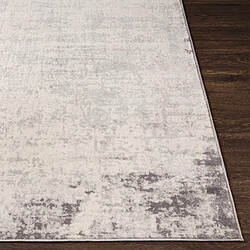 Surya KARIN - Tapis abstrait, Gris et Blanc cassé - 160x215cm pas cher