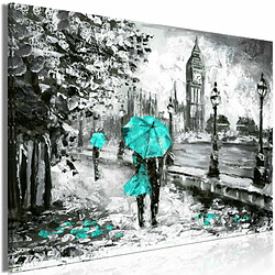 Paris Prix Tableau Imprimé Walk in London Wide Turquoise 60 x 90 cm 