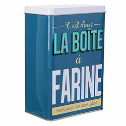 Paris Prix Boîte de Conservation Ma Boîte à Farine 18cm Bleu