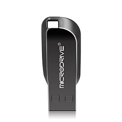 Wewoo Clé USB MicroDrive 8 Go USB 2.0 Creative Rotate Metal U Disk Noir