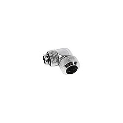 Alphacool Raccord coudé à compression pour Tube Ø13mm - G1/4 Eiszapfen (Argent) Alphacool Raccord coudé à compression pour Tube Ø13mm - G1/4 Eiszapfen (Argent)