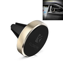 Wewoo Support Holder or pour iPhone, Galaxy, Sony, Lenovo, HTC, et autres Smartphones Universel Voiture Magnétique Sortie d'Air Vent Mount Stand de Téléphone, 