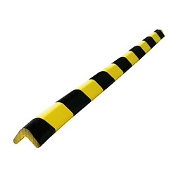 Viso Protection d'angle en mousse, coloris jaune/noir, longueur 75 cm, largeur 3 cm, hauteur 3 cm.