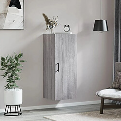 Avis Maison Chic Armoire murale,Meuble de Rangement pour salon,cuisine sonoma gris 34,5x34x90 cm -MN98920