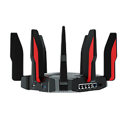 Tplink AX6600 Tri-Band Wi-Fi 6 Router AX6600 Tri-Band Wi-Fi 6 Router Broadcom 1.5GHz Quad-Core CPU 1x 2.5Gbps WAN/LAN Port + 1x Gigabit WAN/LAN Port TPLINK AX6600 Tri-Band Wi-Fi 6 Router AX6600 Tri-Band Wi-Fi 6 Router Broadcom 1.5GHz Quad-Core CPU 1x 2.5Gbps WAN/LAN Port + 1x Gigabit WAN/LAN Port