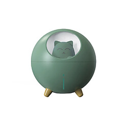 TechKidz Humidificateur Veilleuse pour Enfant Modèle Planet Cat Vert