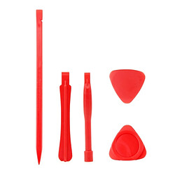 Wewoo Kit d'outil rouge 5 en 1 ensemble d'outils Spudger 