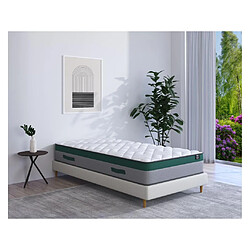 Vente-Unique Matelas 90 x 200 cm ressorts ensachés ép.22cm - PRESTIGE de YSMÉE