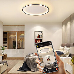 Universal Plafond LED de 50 cm ultra-mince, 61 W Remote Control Stepless Semball Bower Light