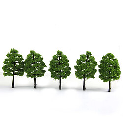 120 Pièces Mixtes Modèle Arbres Décoration pour Miniatures Maquette Ferroviaire d'architecture Paysage Arbres Echelle 1/100