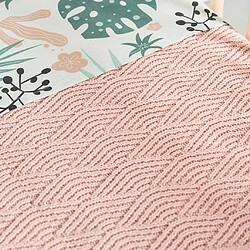 Avis Jollein Couverture River Knit 75x100 cm Rose pâle